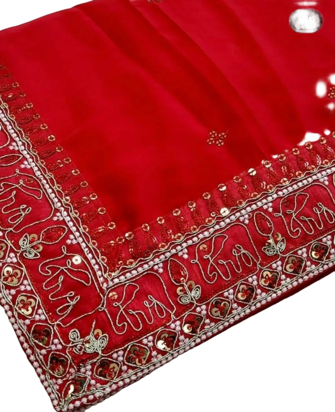 Trending Rangoli embroidery saree collection..(Deginer Saree)