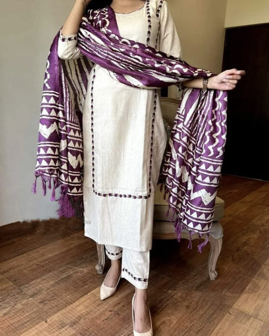 Handloom cotton kurta pant In Germany