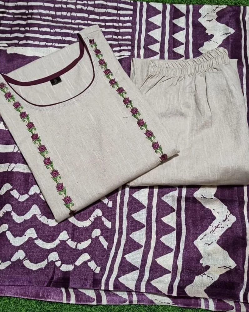 Handloom cotton kurta pant In Germany