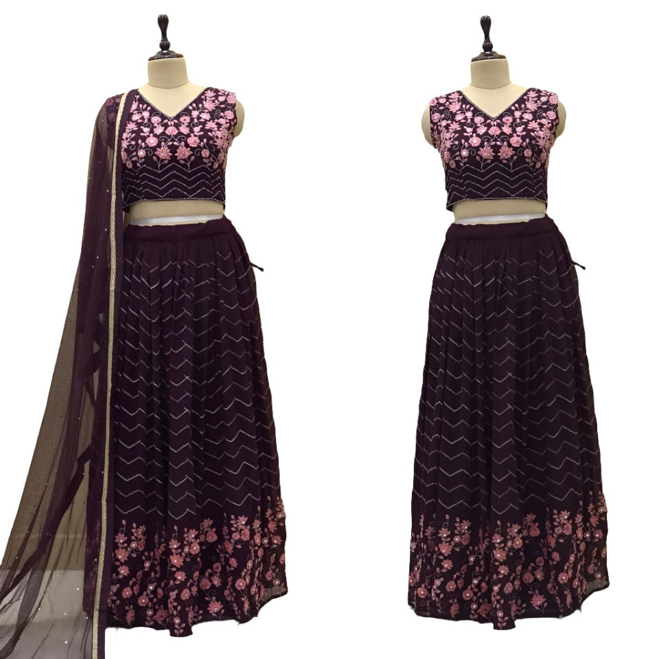 Embroidered Lehenga Choli