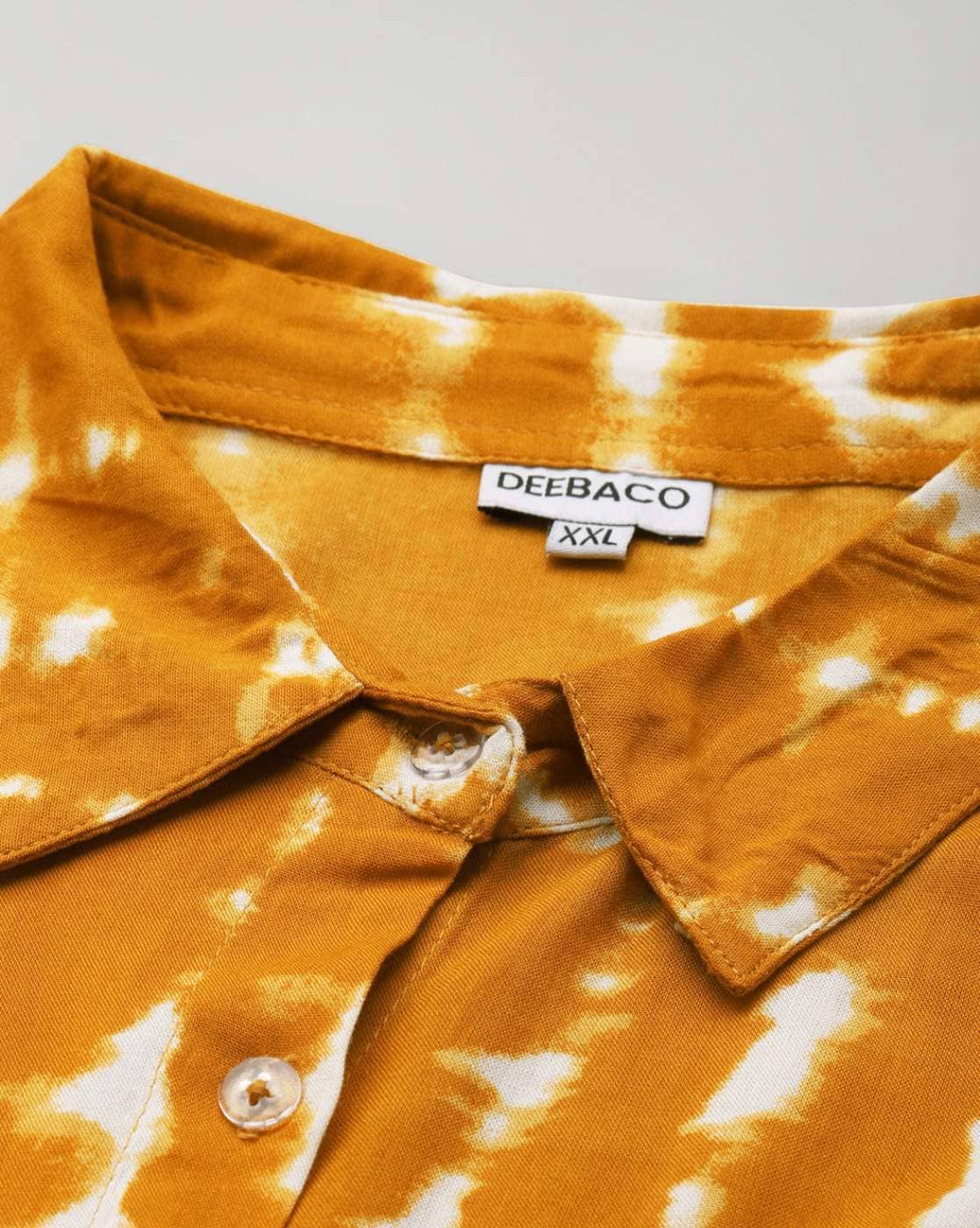 Women Tie & Dye Shirt Dress with Insert Pockets in Berlin