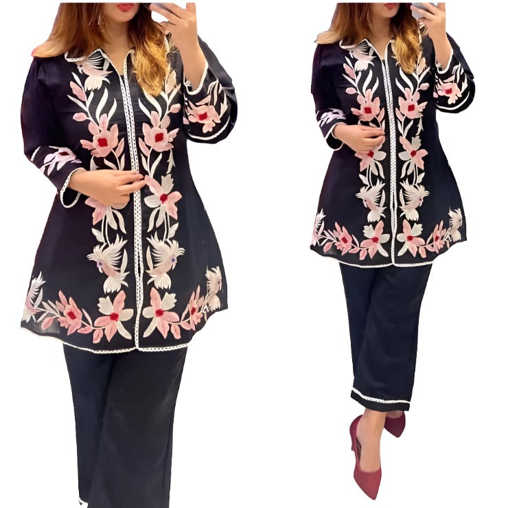 Embroidery Work Co-Ord Set In Germany