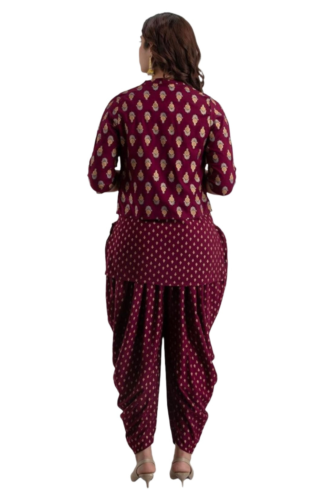 Kurta Dhoti Pant Ethnic Jacket Set In Germany