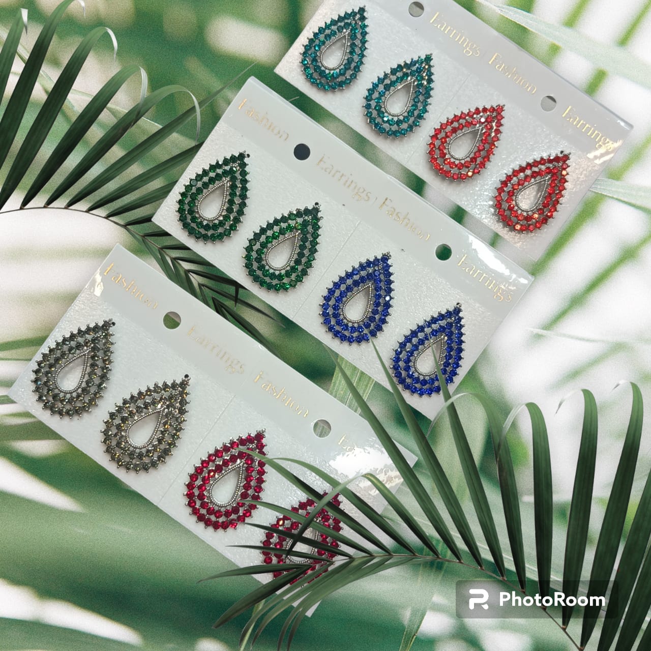 Teardrop Crystal Marquise Earrings