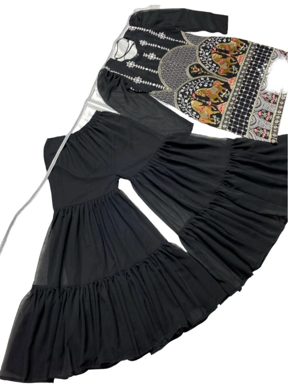 Pakistani Embroidered Sharara Set In Germany