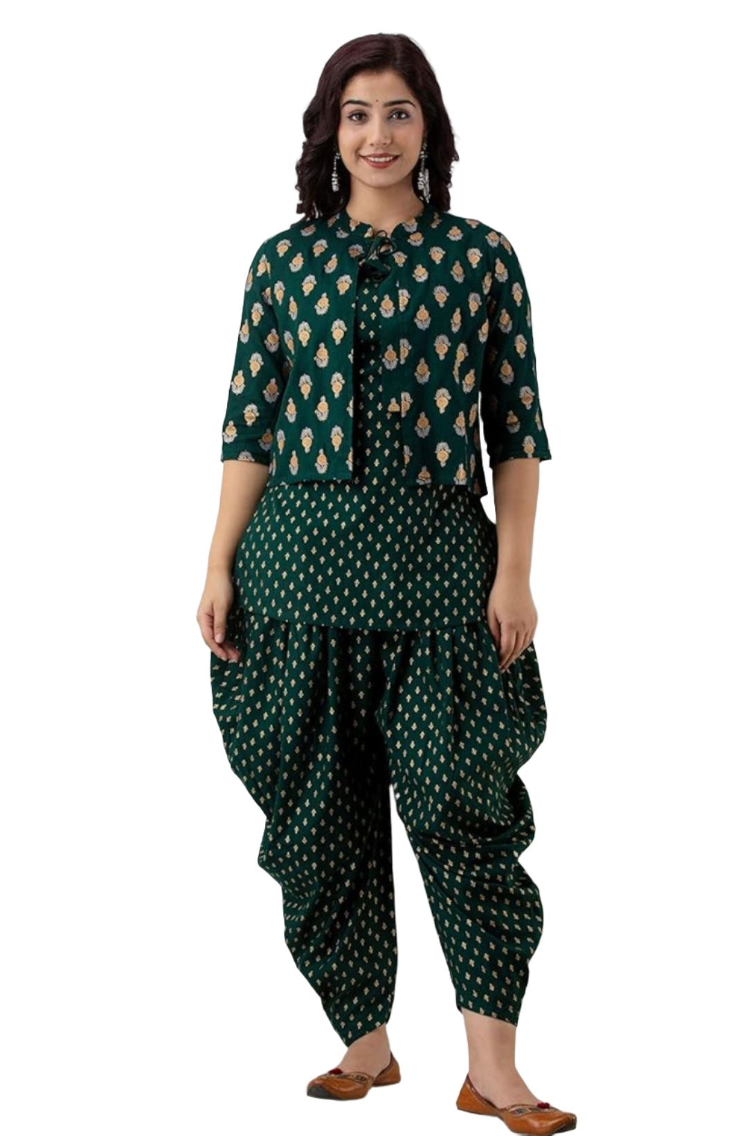 Kurta Dhoti Pant Ethnic Jacket Set In Germany