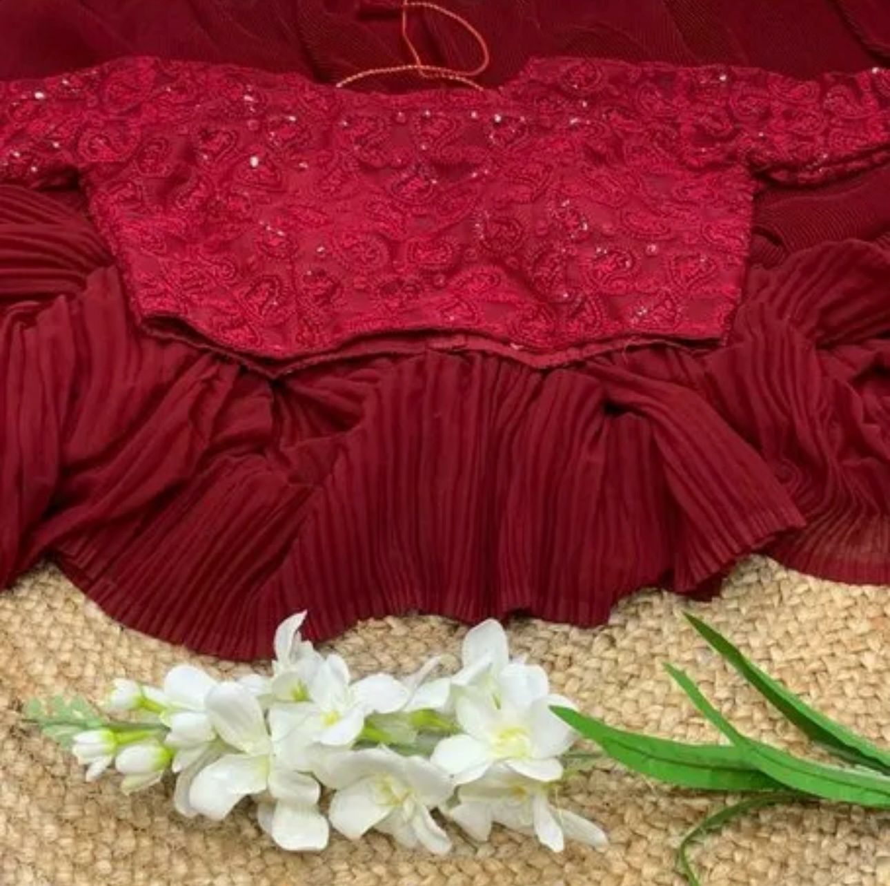 Saree With Stitched Blouse In Germany