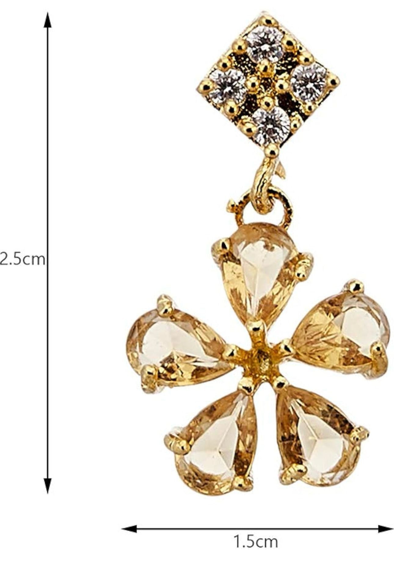Gold Plated Diamond Necklace Set With Earrings for Women & Girls