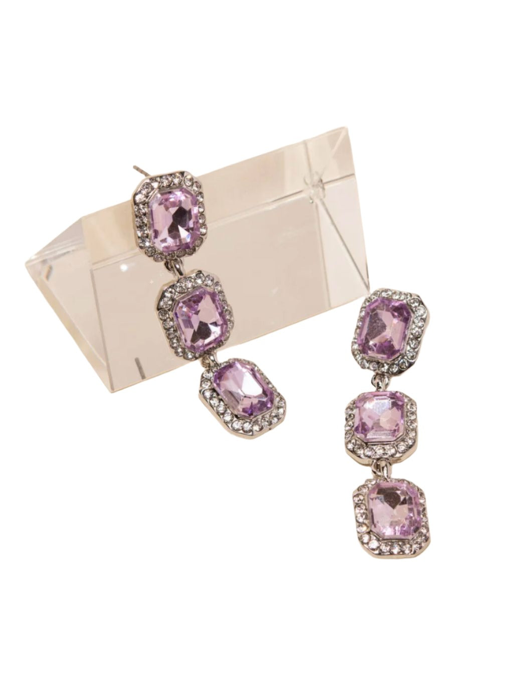 Dangle Earrings Statement Crystal Drop Earrings