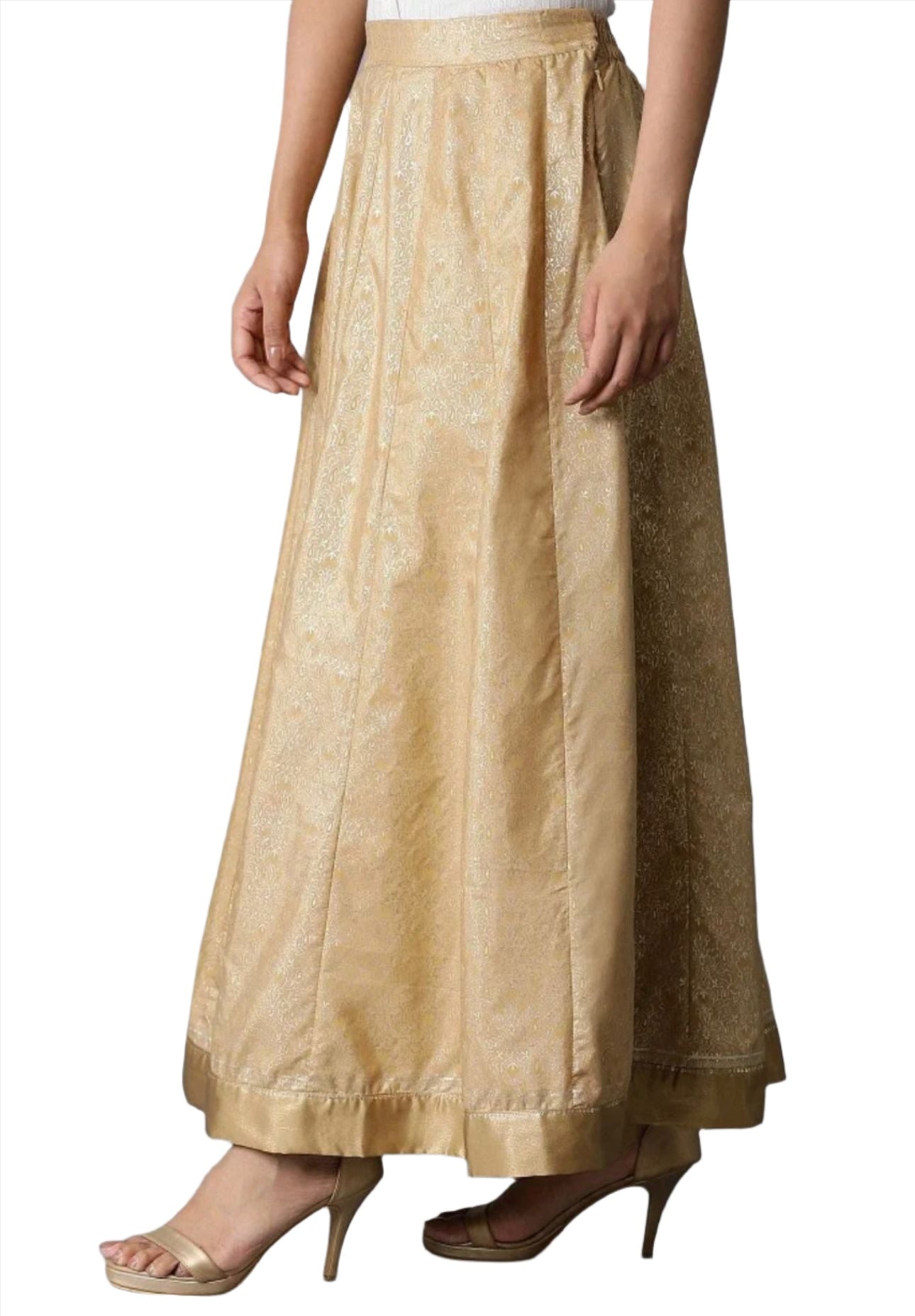 Gold Printed Skirt In Germany