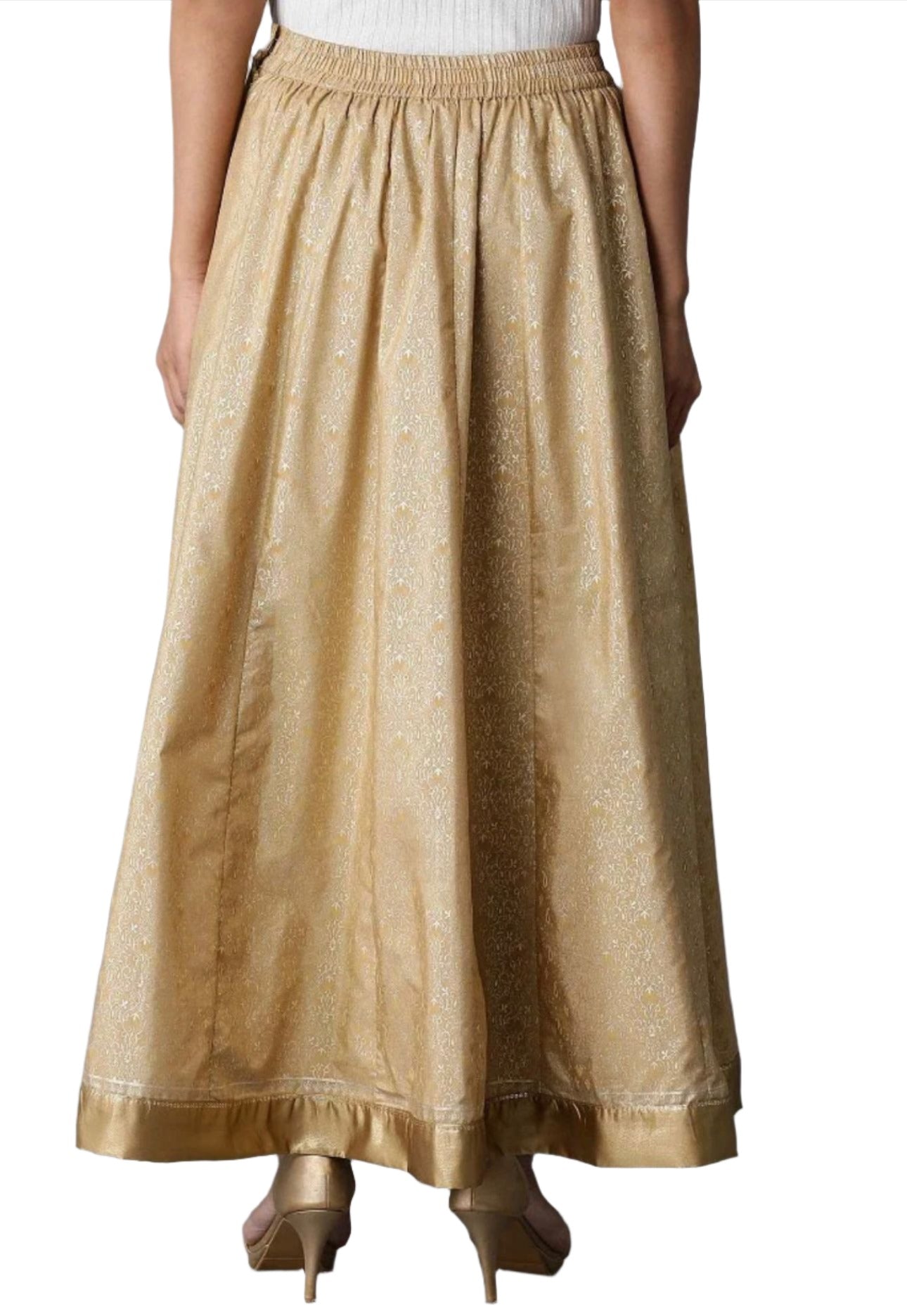 Gold Printed Skirt In Germany