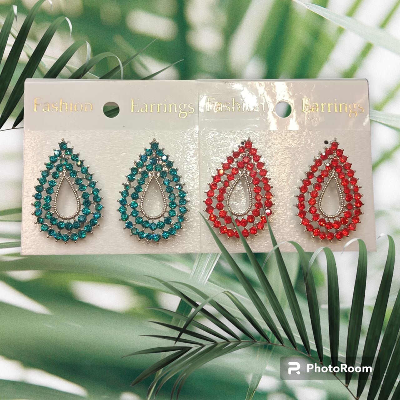 Teardrop Crystal Marquise Earrings