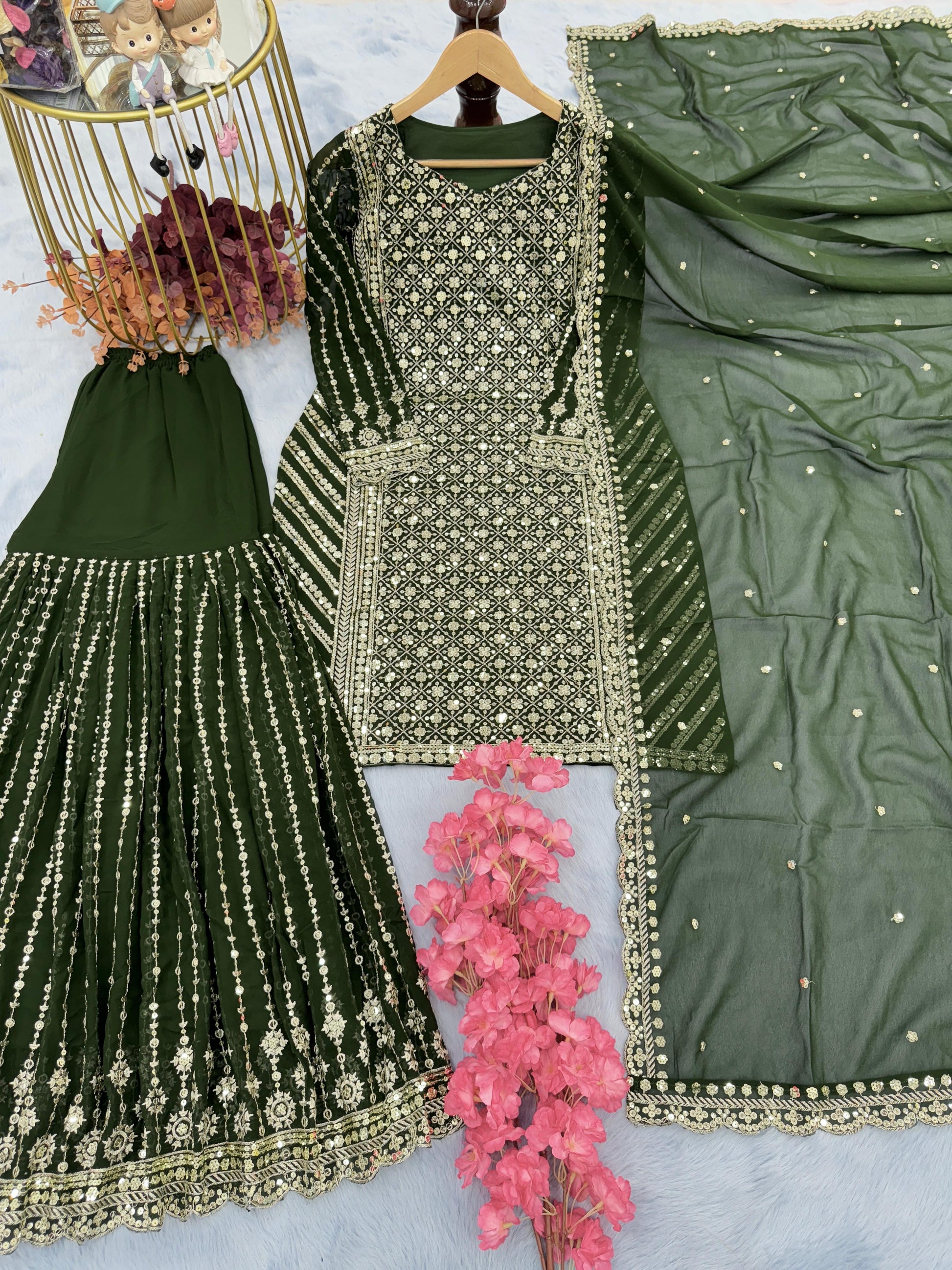 EID Special Outfit in Germany(Sharara Suit)