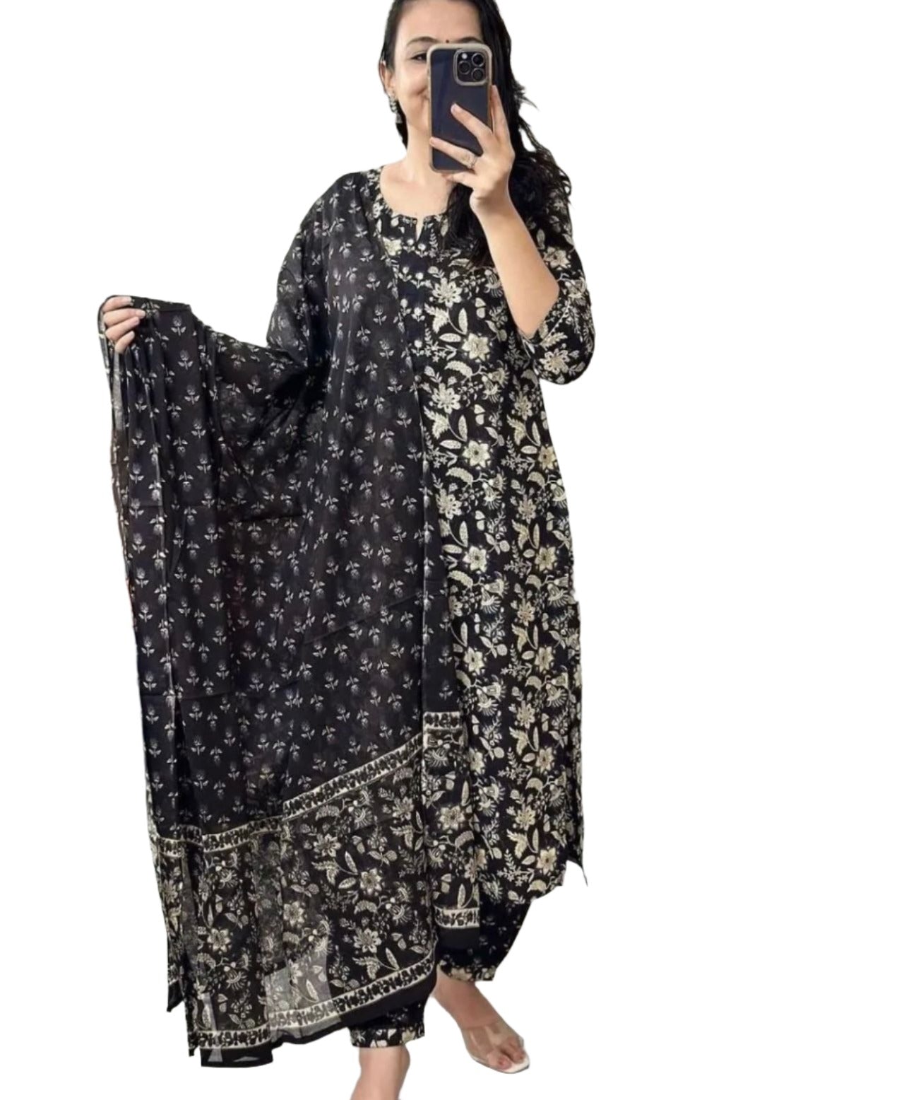 Pure Cotton Kurta Dupatta Set In Germany