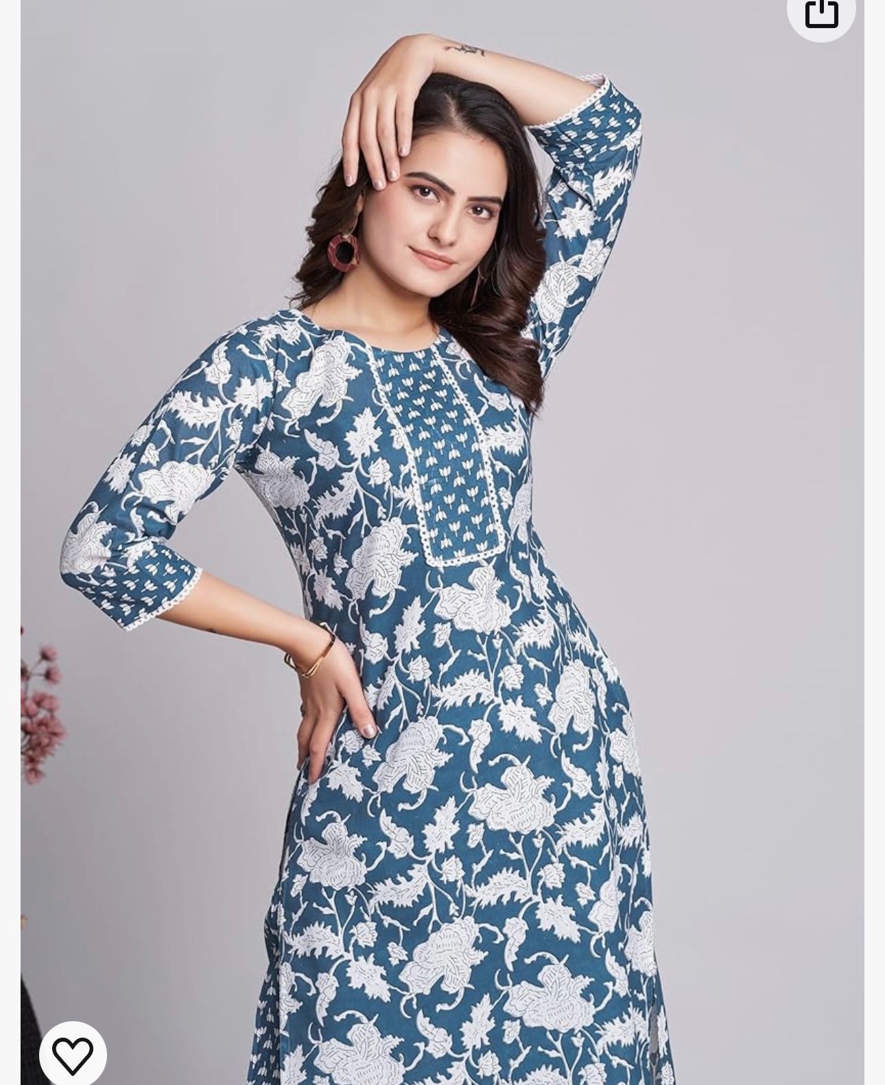 Pure Cotton Kurta With Pant In Germany