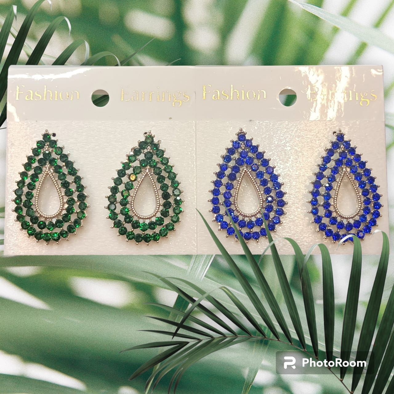 Teardrop Crystal Marquise Earrings