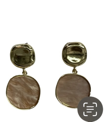 Geometric Shell Earrings