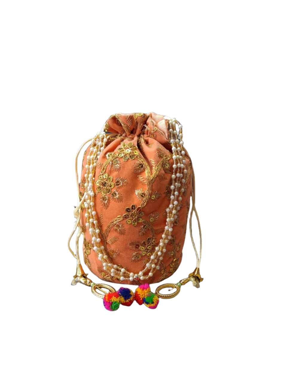 Indian Velvet  Potli Bag.
