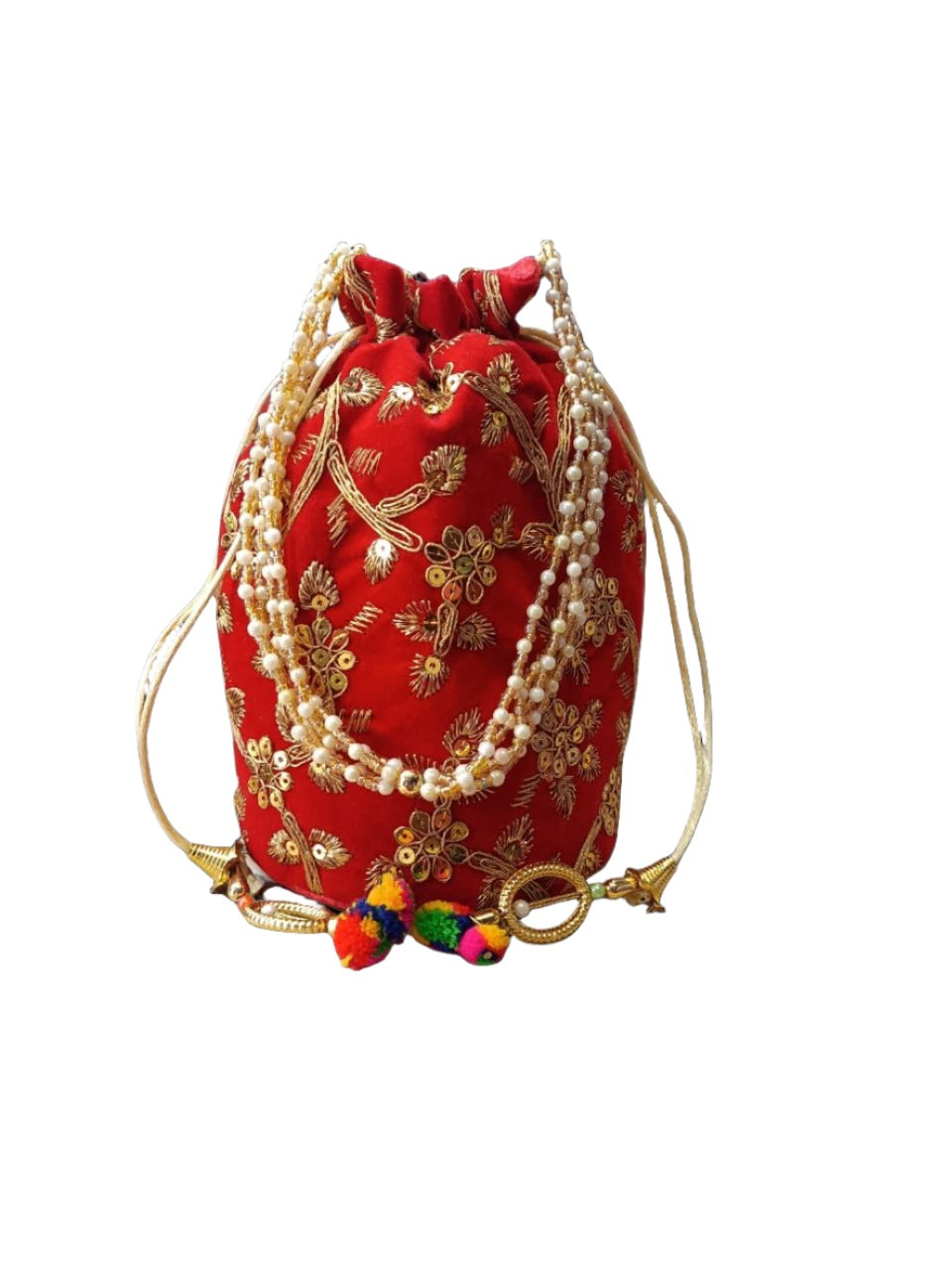 Indian Velvet Potli Bag