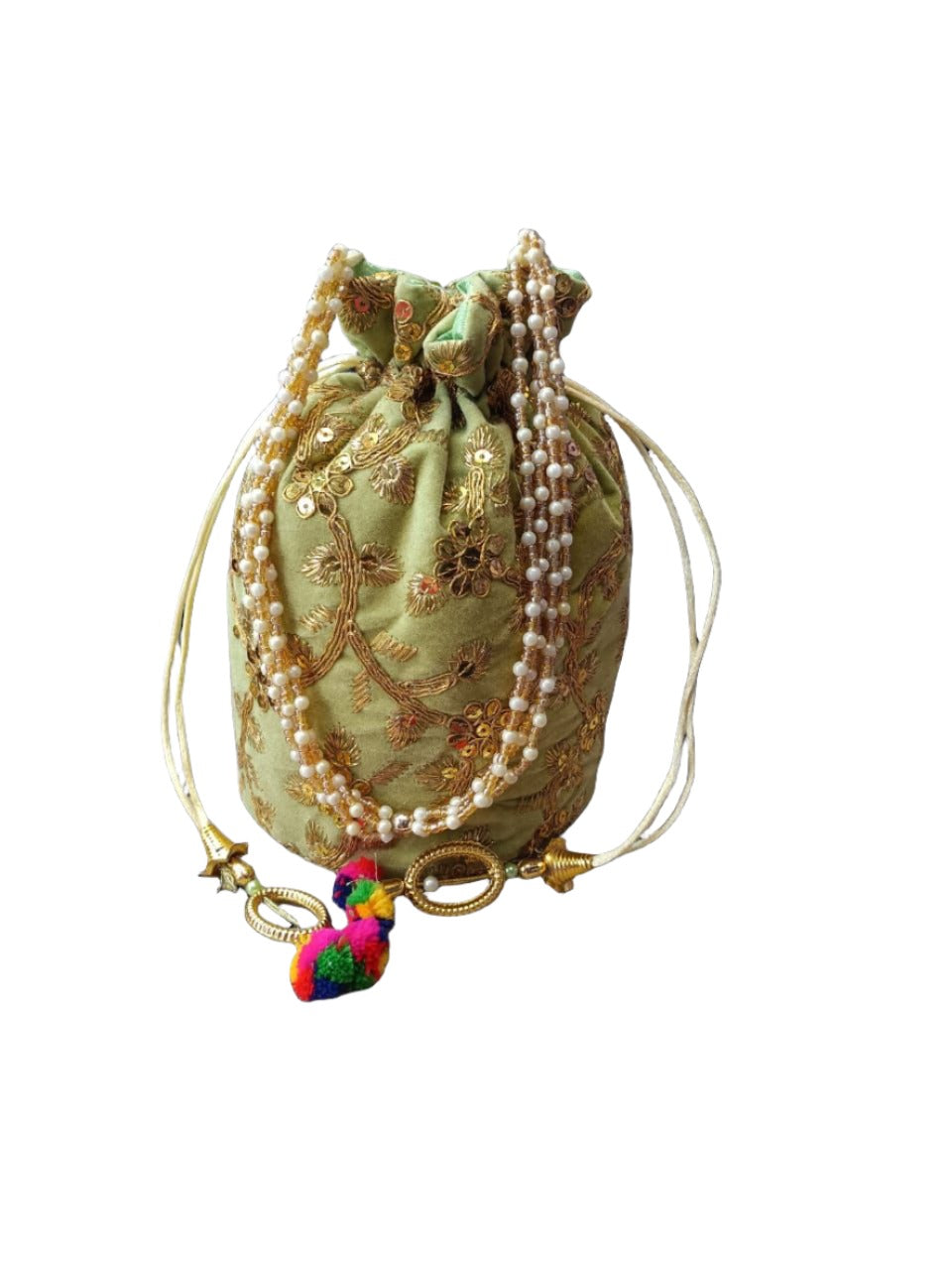 Indian Velvet  Potli Bag