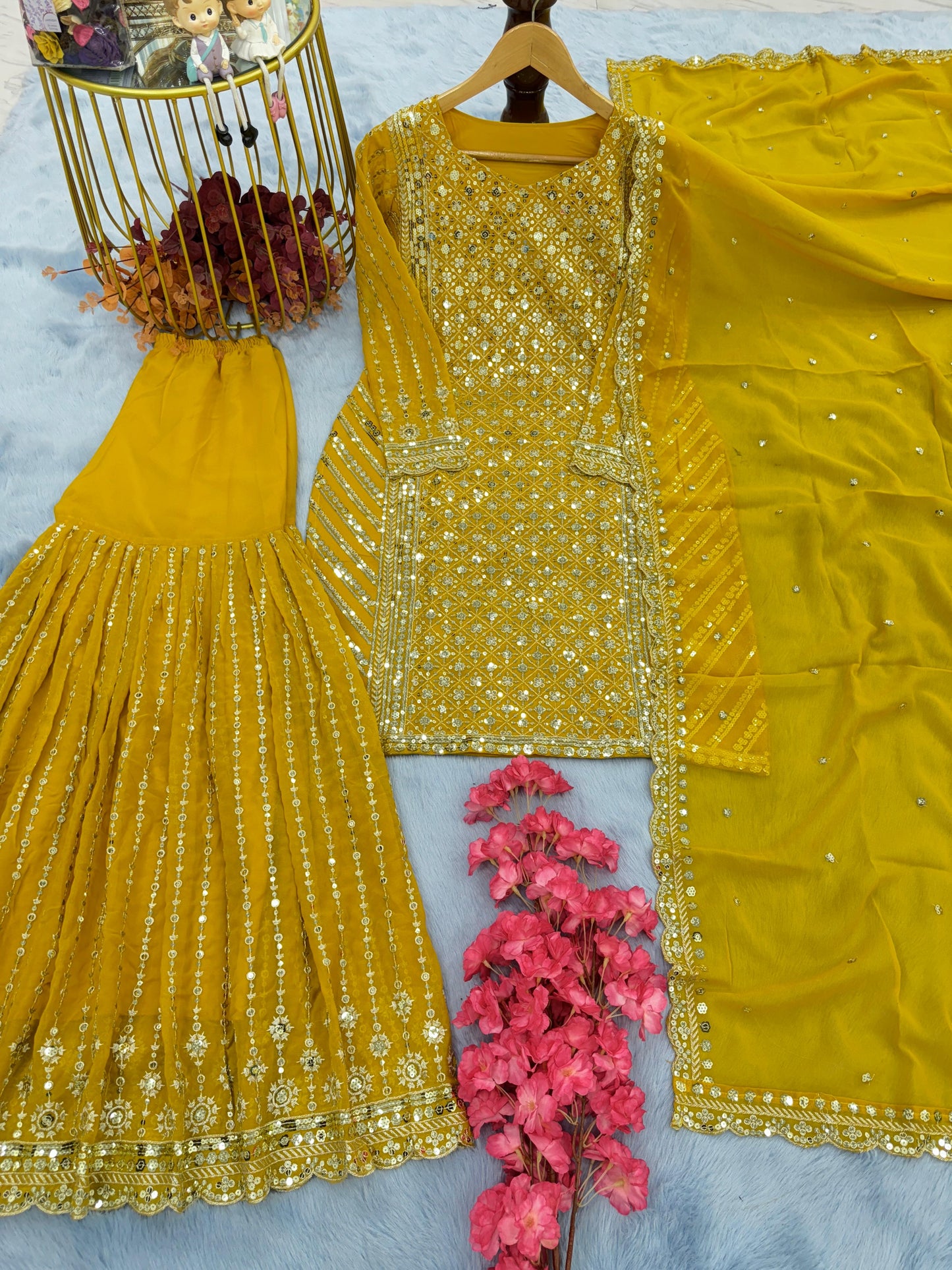 EID Special Outfit in Germany(Sharara Suit)
