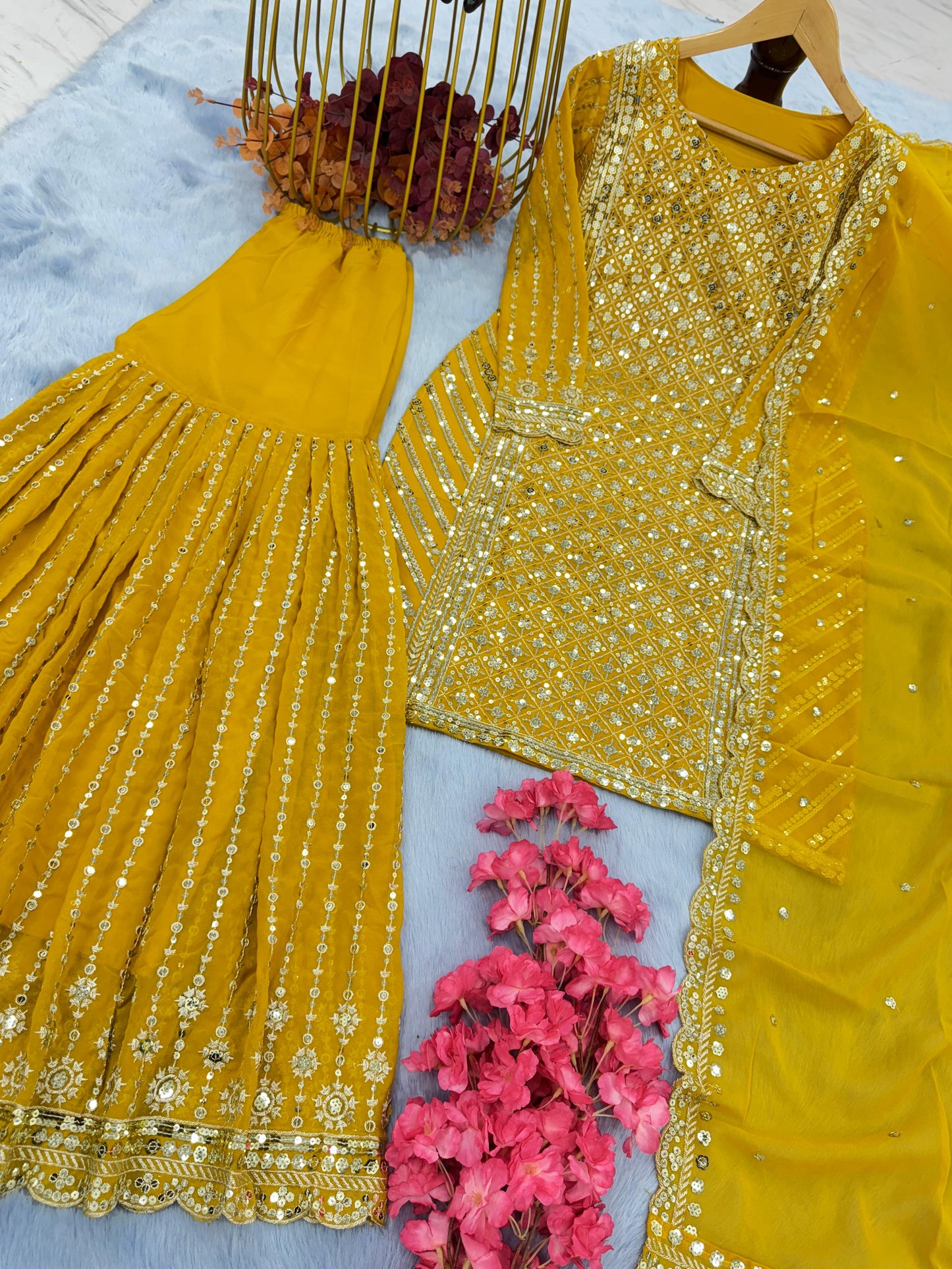 EID Special Outfit in Germany(Sharara Suit)