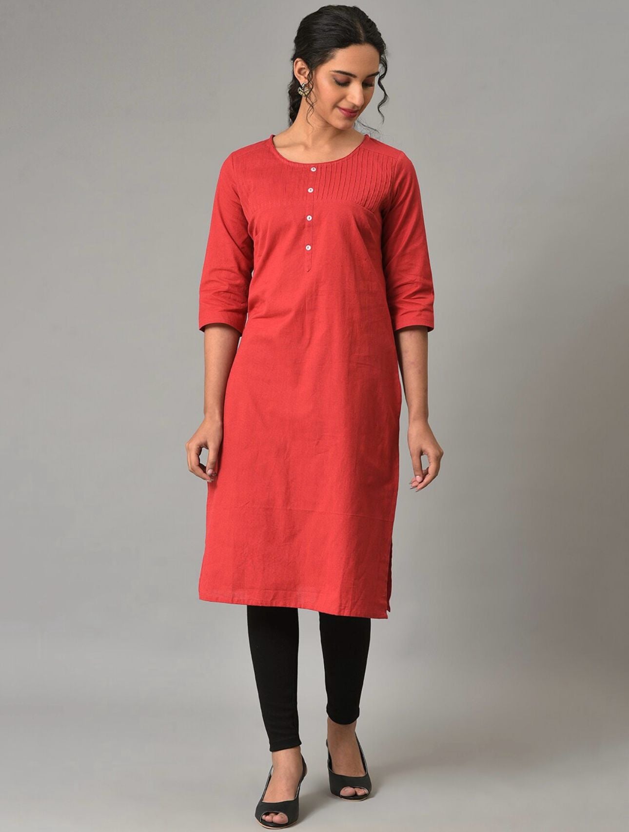 Knee Length Straight Kurta