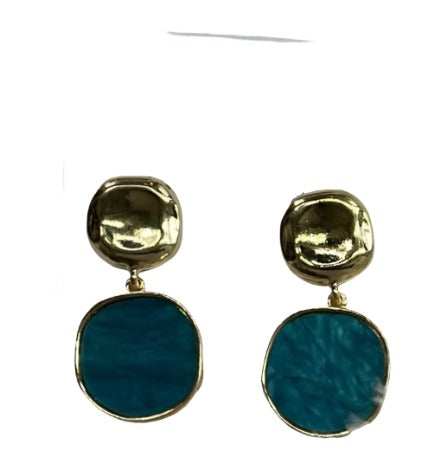 Geometric Shell Earrings