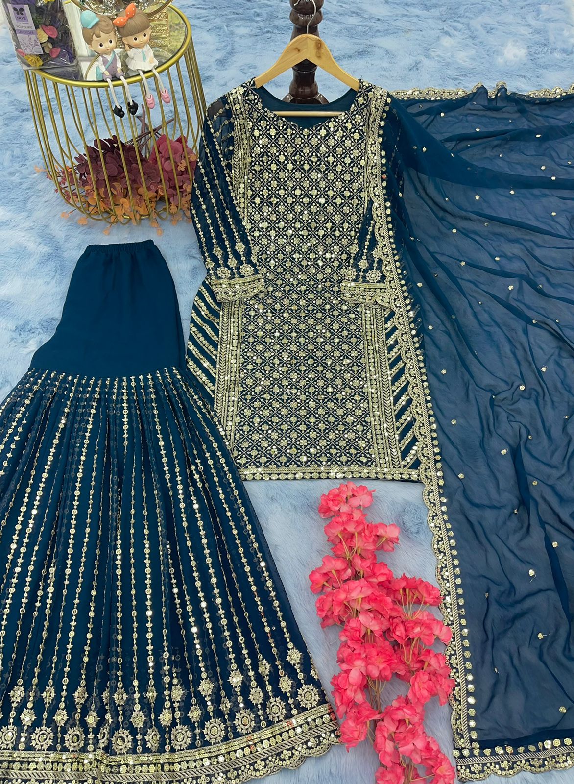 EID Special Outfit in Germany(Sharara Suit)