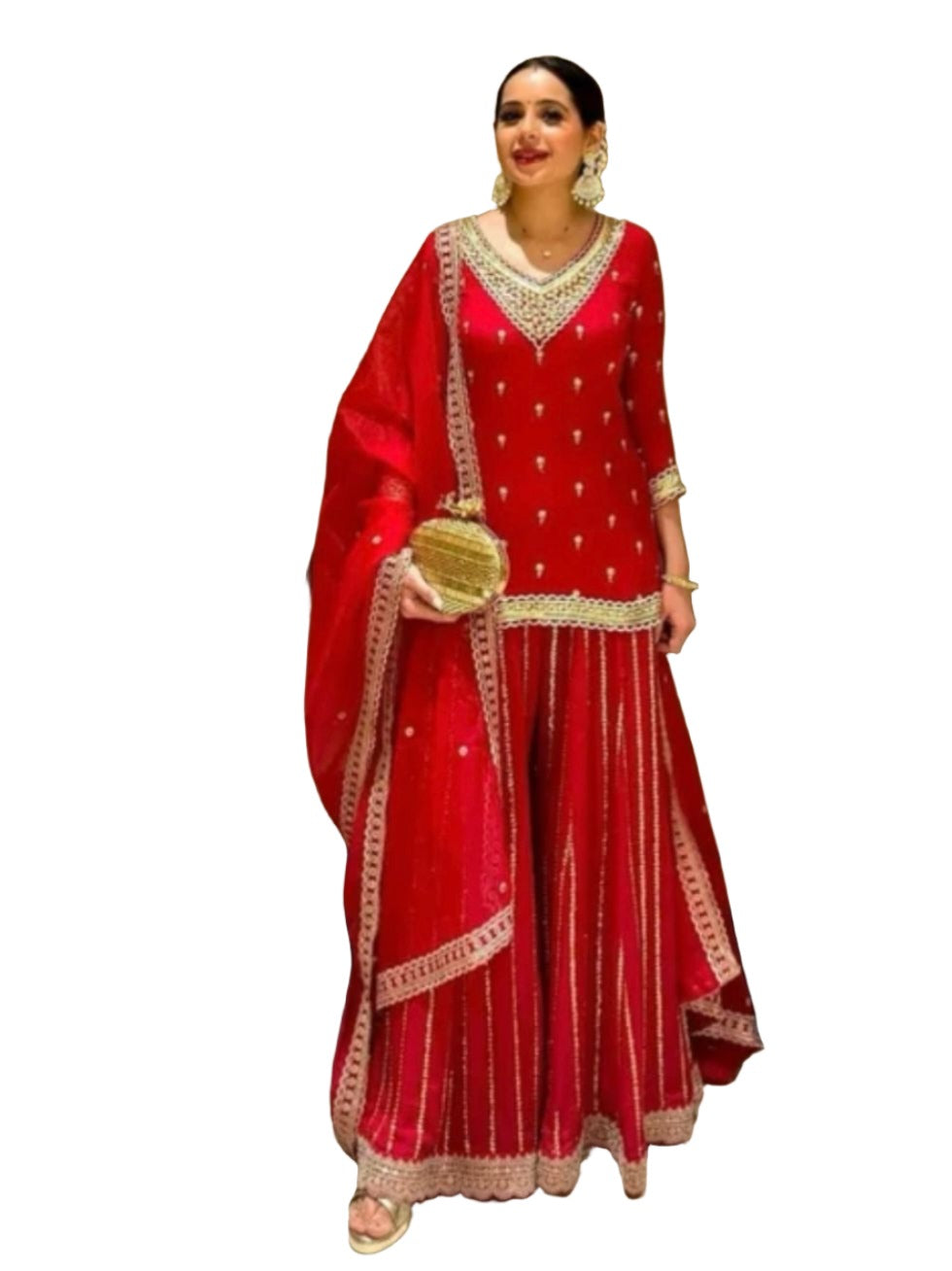 Sharara Suit Heavy Georgette