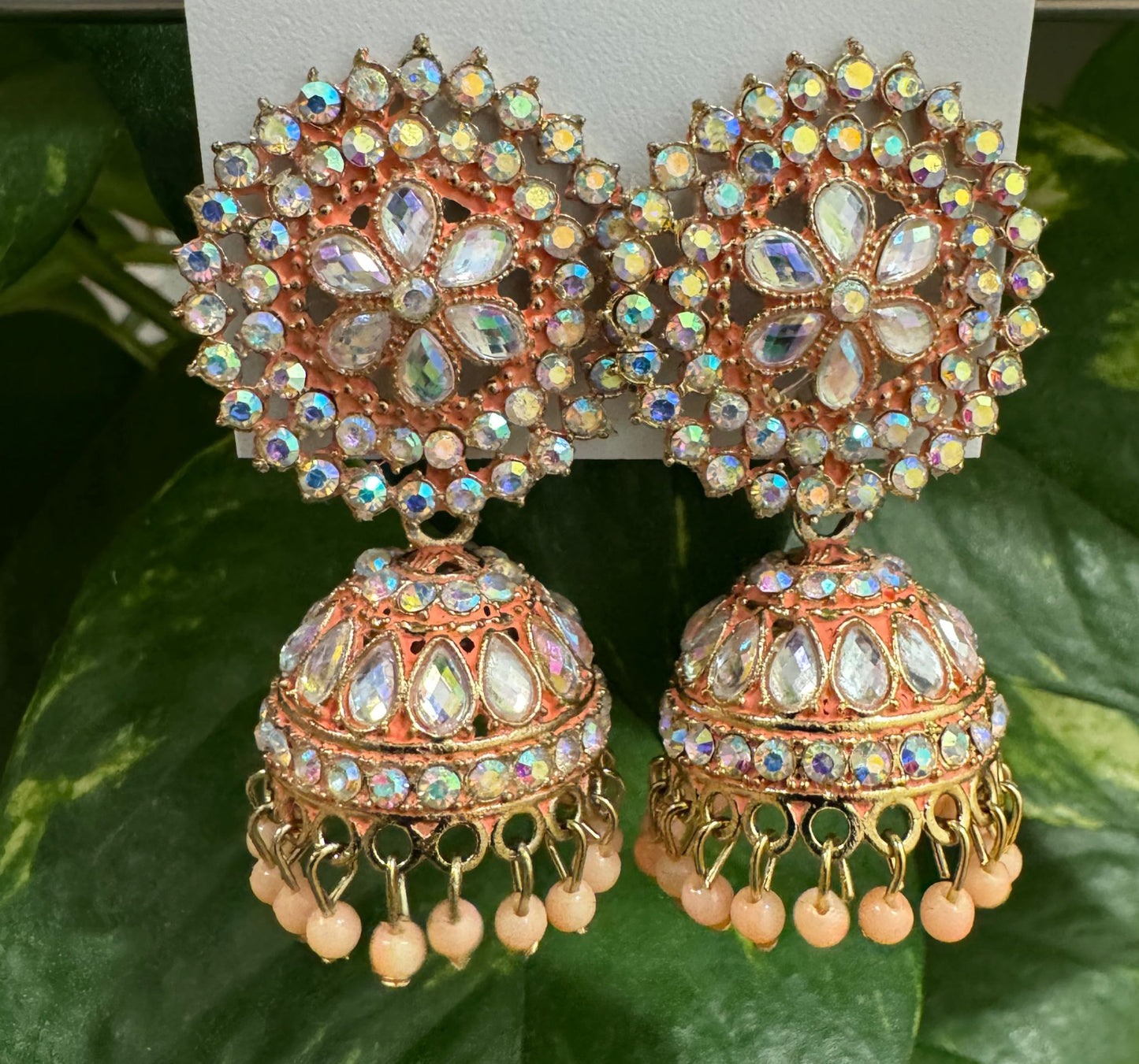 Stone And Beads Jhumki