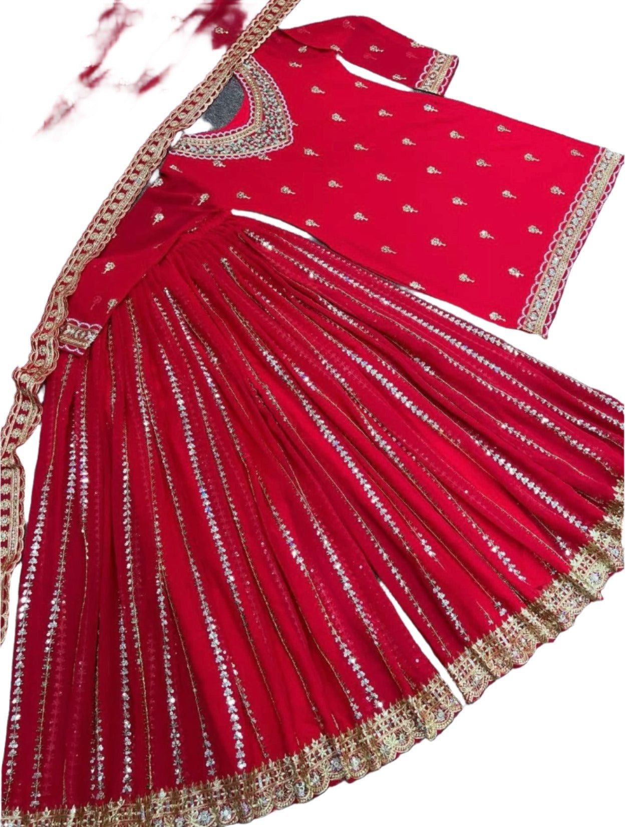 Sharara Suit Heavy Georgette