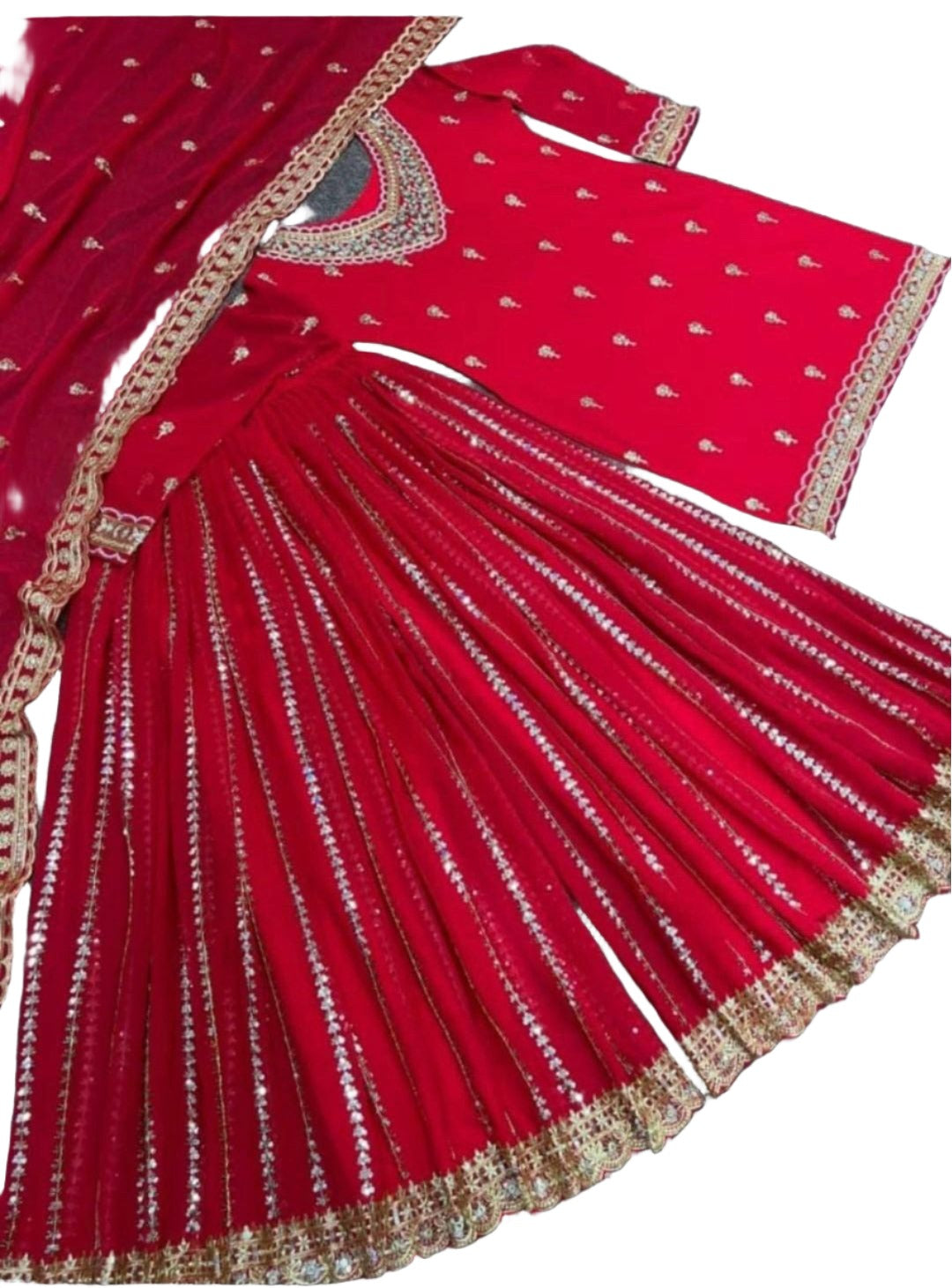 Sharara Suit Heavy Georgette