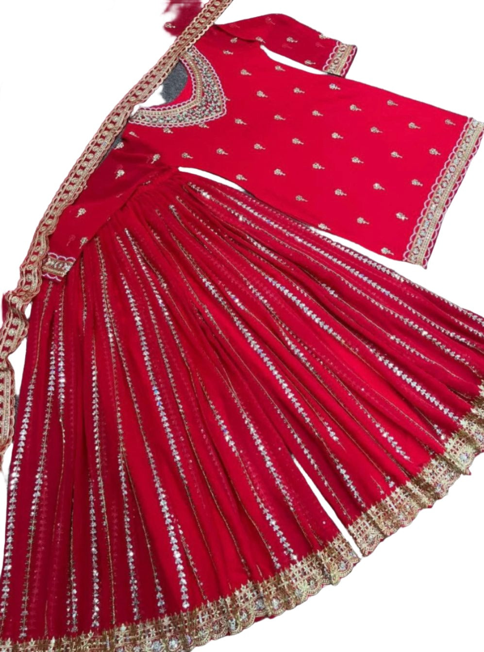 Sharara Suit Heavy Georgette
