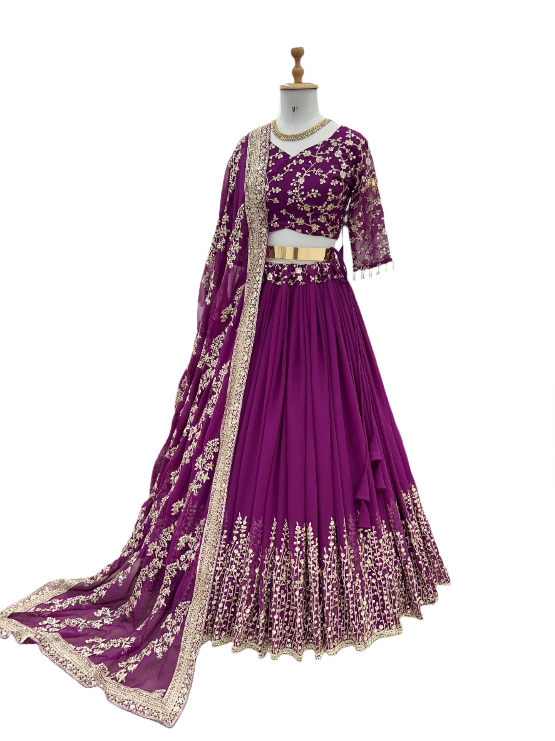 Lehenga Choli With Full Heavy Embroidery In Germany