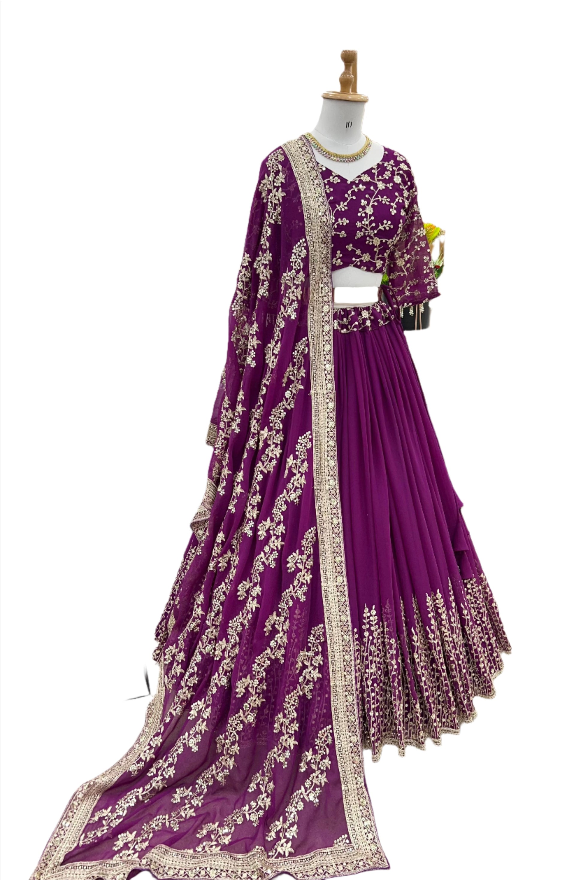 Lehenga Choli With Full Heavy Embroidery In Germany