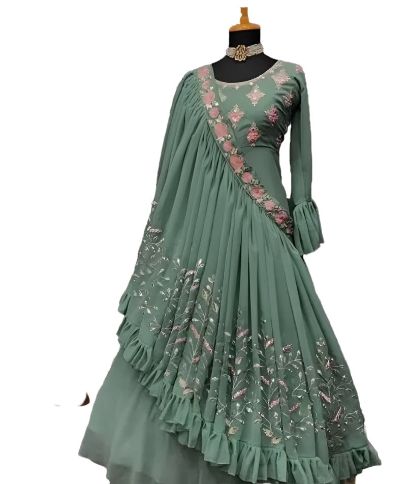 Indo western gown