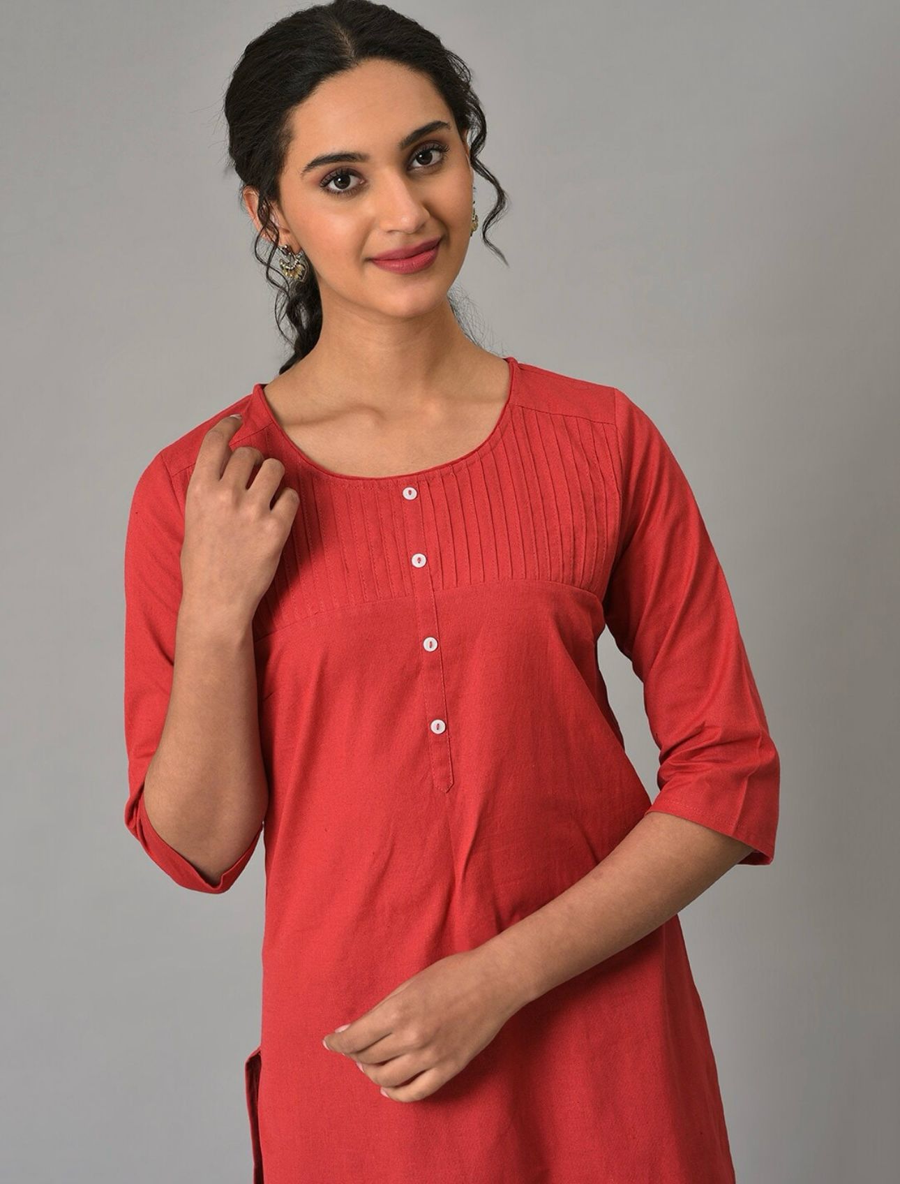 Knee Length Straight Kurta