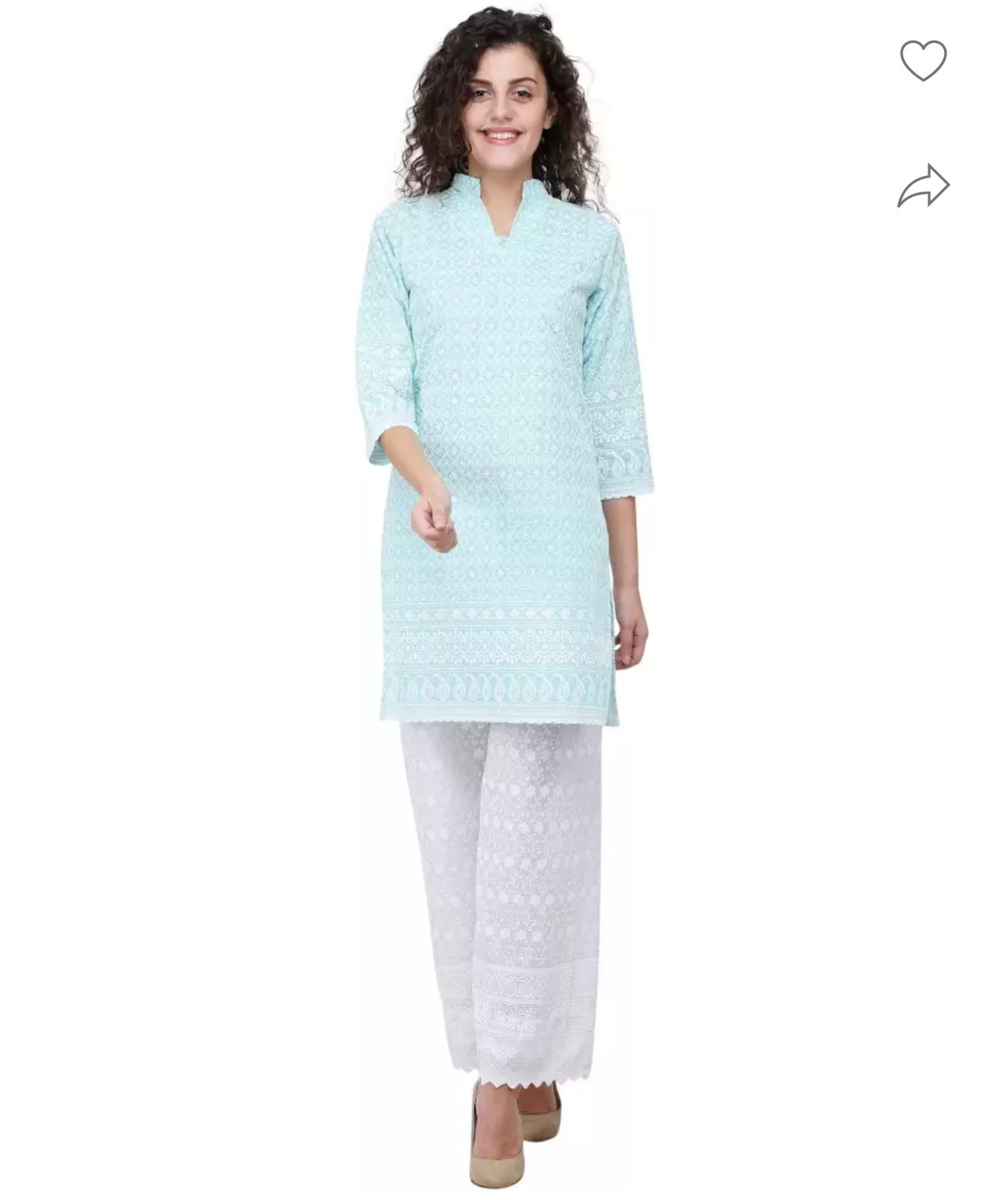 Chikan Embroidery Kurti In Germany