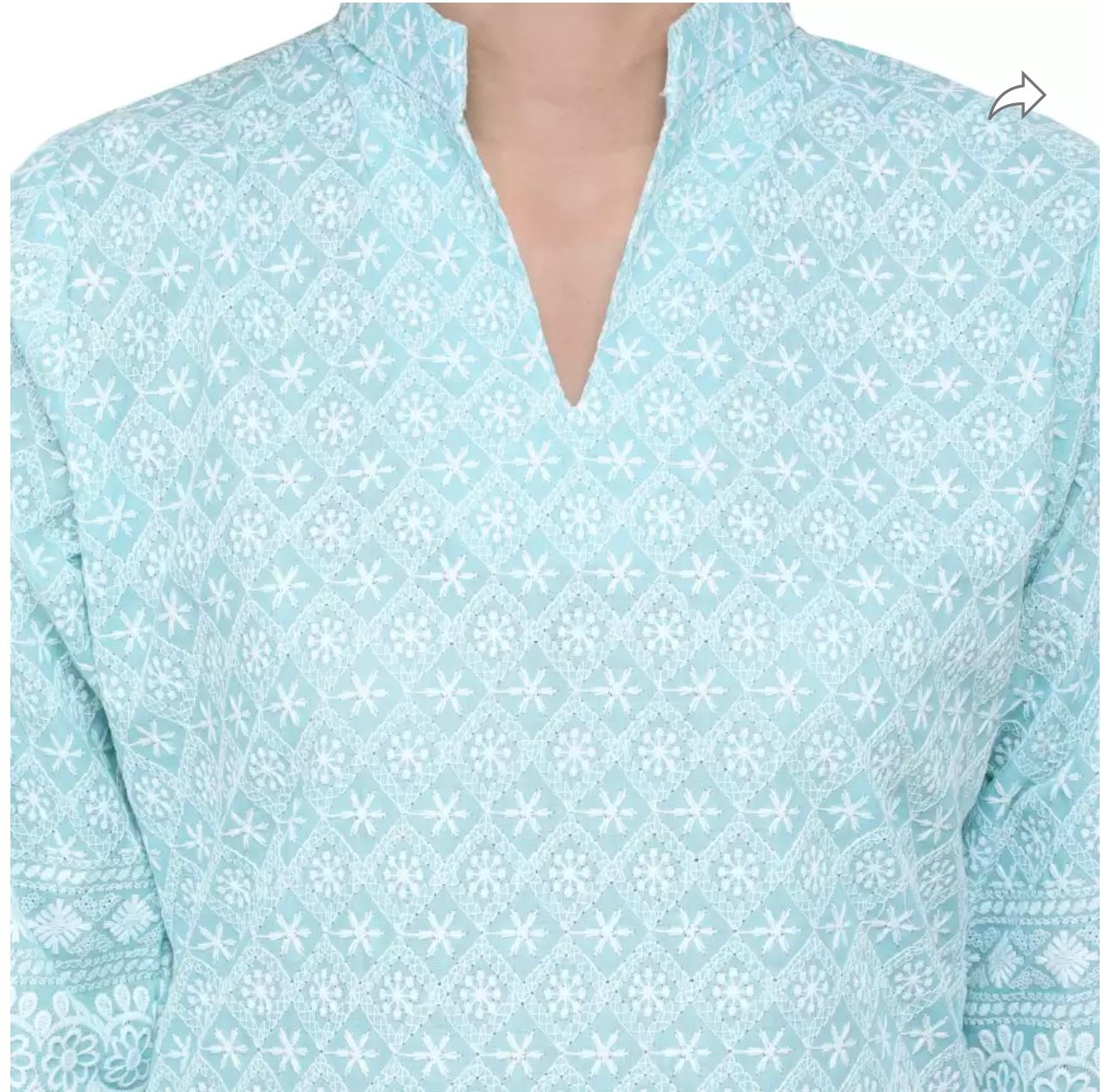 Chikan Embroidery Kurti In Germany