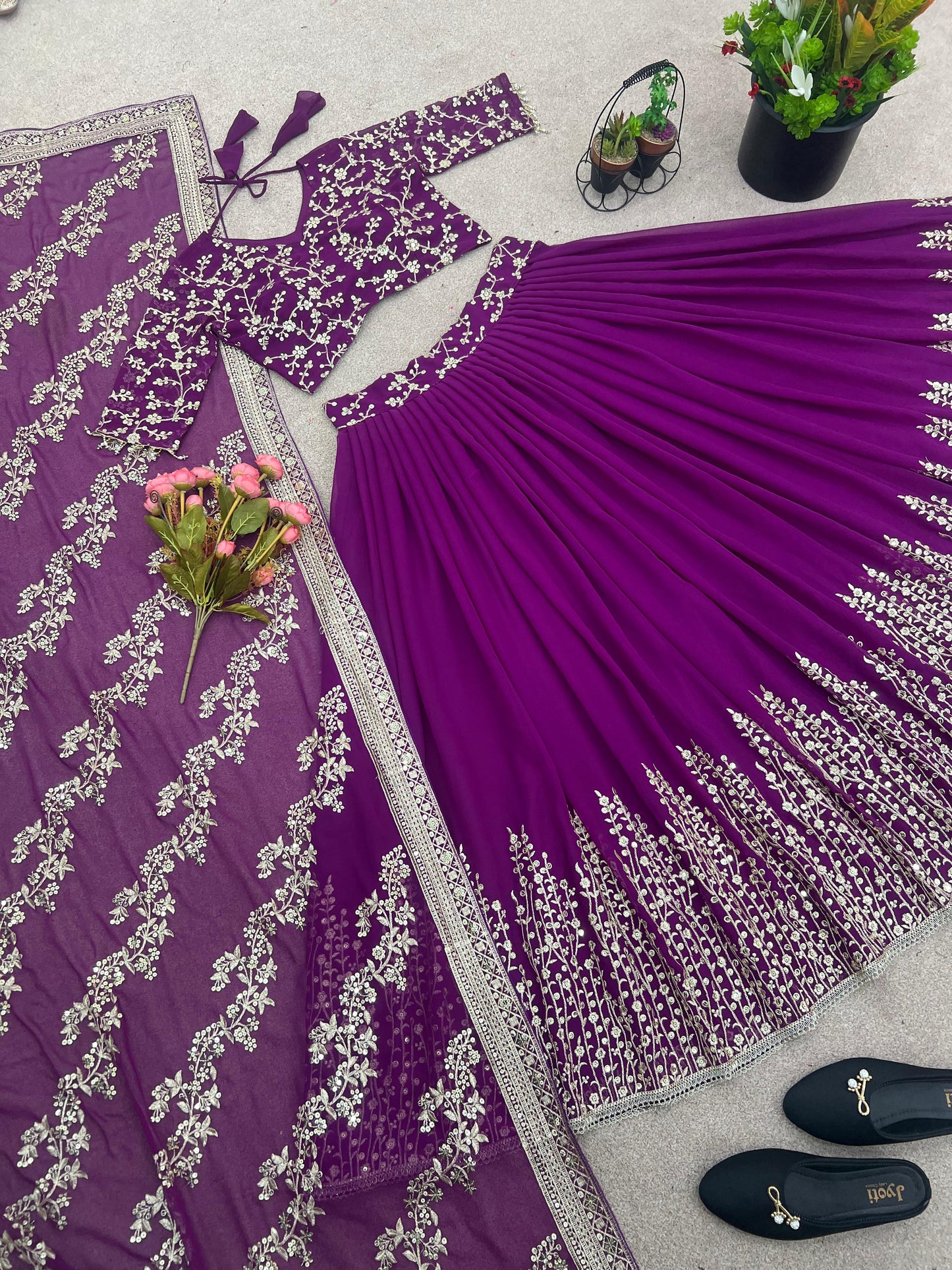 Lehenga Choli With Full Heavy Embroidery In Germany