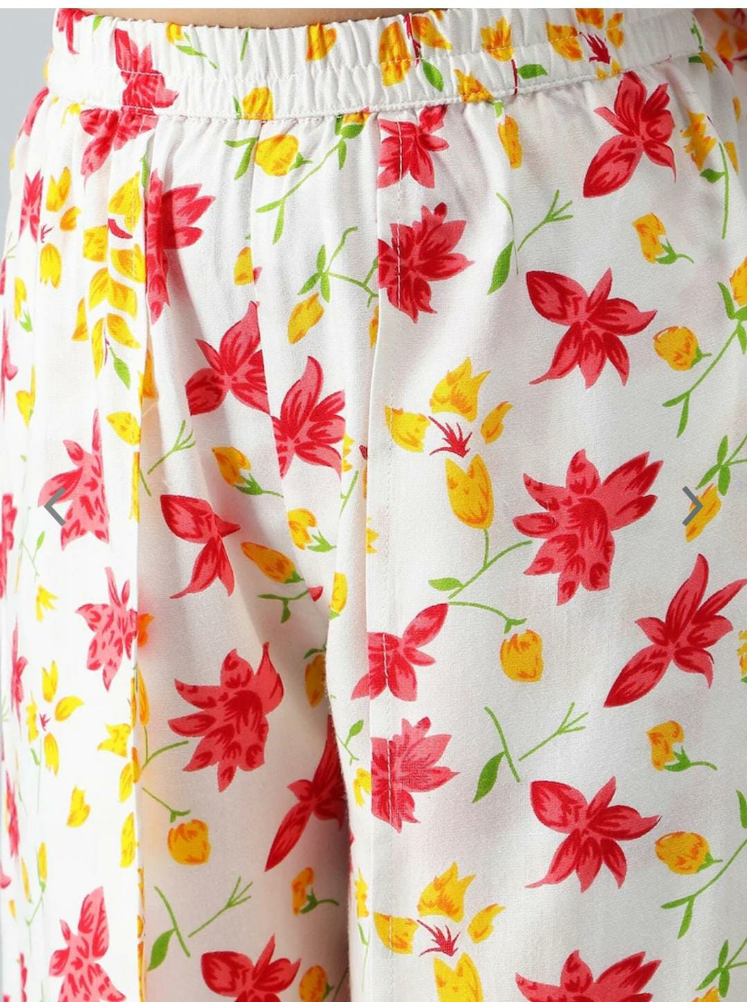 Kurta with Palazzos for Girls Floral Printed