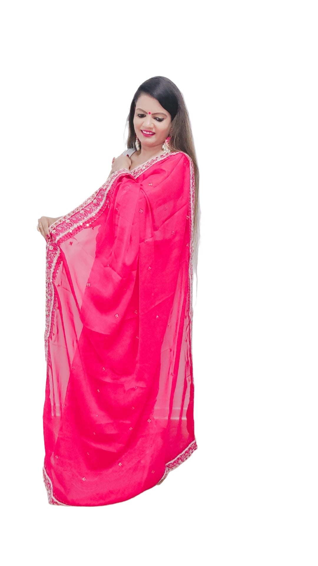 Trending Rangoli embroidery saree collection..(Deginer Saree)