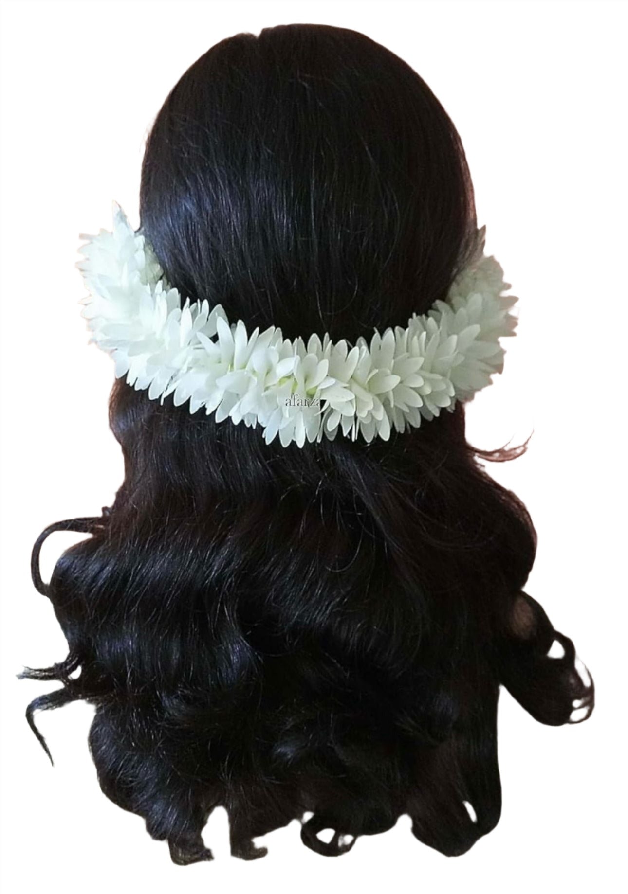 Gajra For Hair Bun Juda Accessories Mogra Jasmine For Women Pack Of 1 Pcs., White