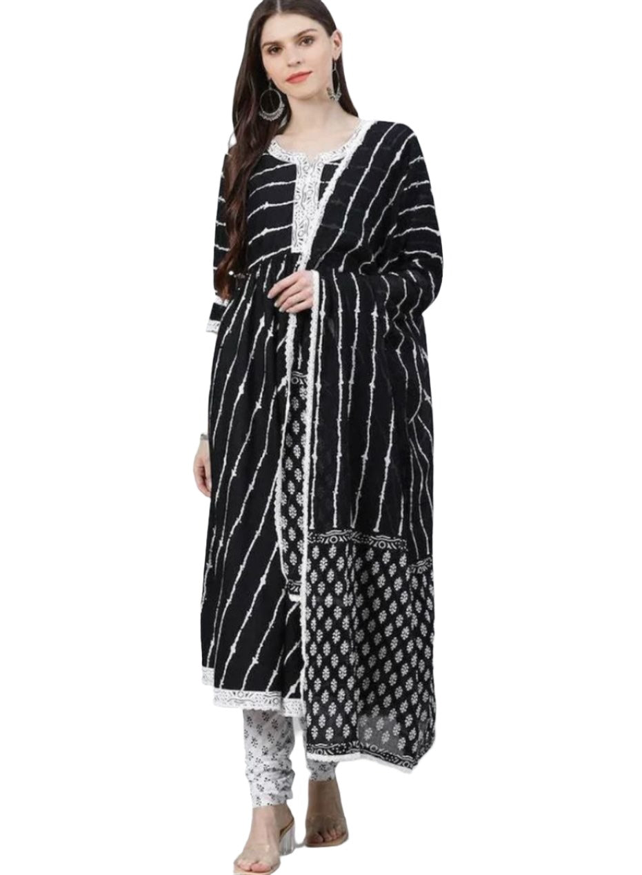 Indian Kurta with Churidar and Dupatta In Germany