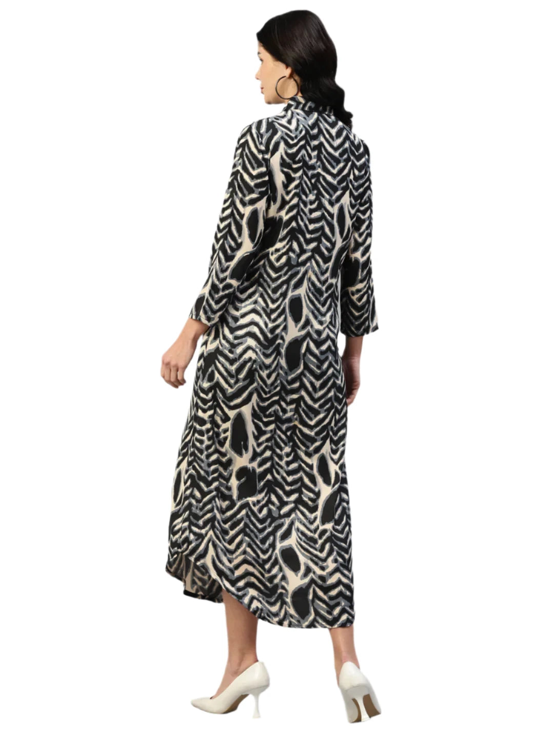 Animal Printed Summer Cool Women's Shirt Dress in Germany