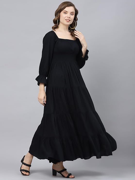 Women A-line Black Dress in Germany