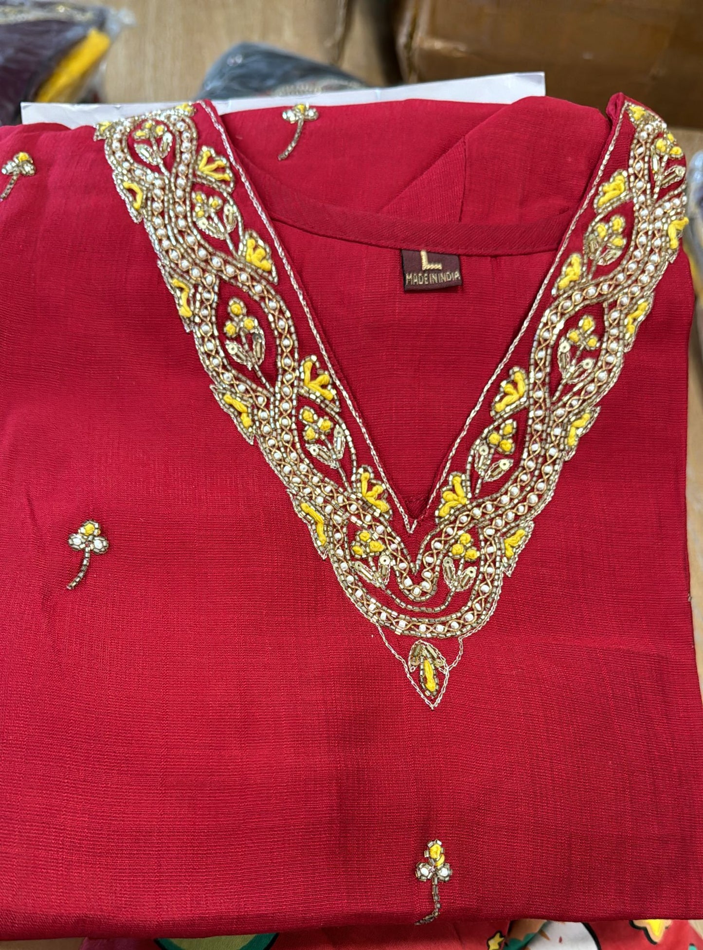 Handwork Dola Silk Readymade Suit In Berlin