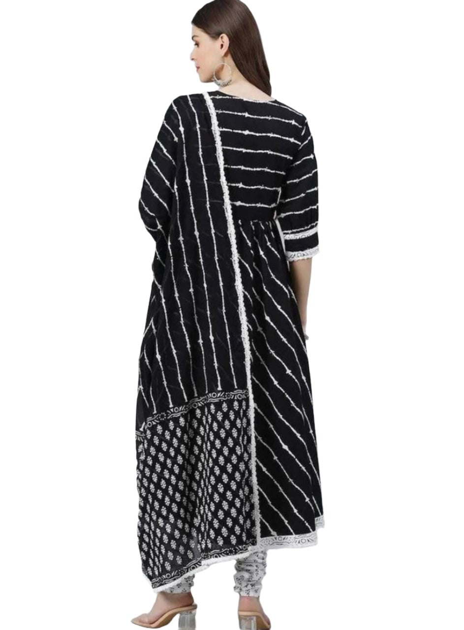 Indian Kurta with Churidar and Dupatta In Germany