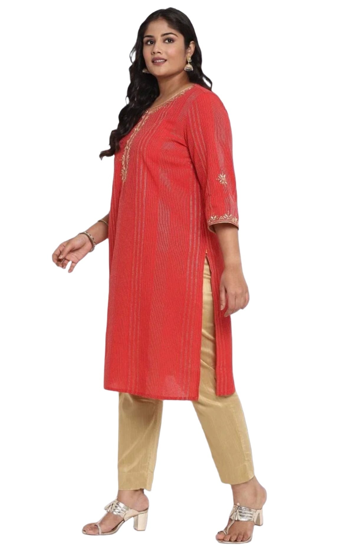 Embroidered Straight kurta In Germany